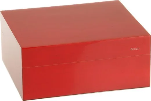 Crveni humidor Siglo S veličina 50