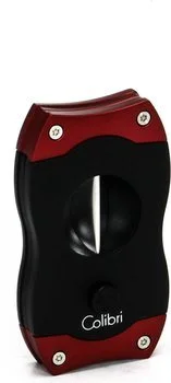 Crno-crveni rezač za cigare Colibri V-Cut