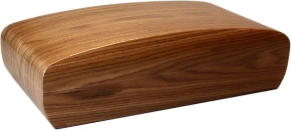 Konveksni humidor boje oraha s premazom 80