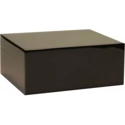Crni humidor Guy Janot s piano lakom 35