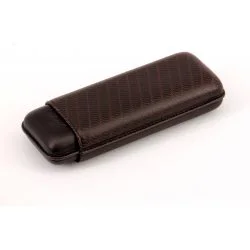 Davidoff futrola za cigare XL-2 smeđa kožnata "Enjoy"