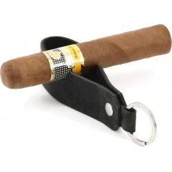 adorini držač za cigare i lule kožnati crni s privjeskom za ključeve
