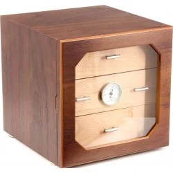 adorini humidor Chianti M Deluxe od orahovine s ladicama s drvenom prednjom stranom