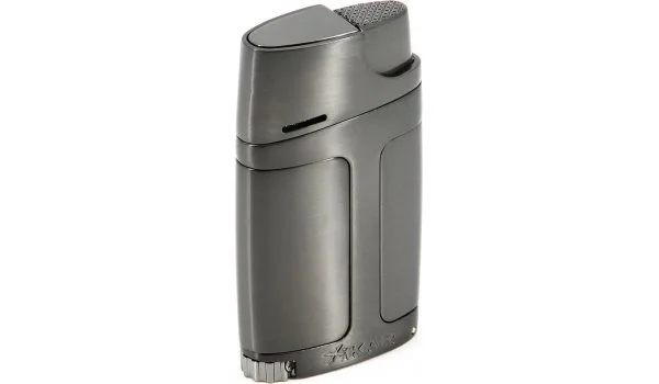 Gunmetal upaljač s dvostrukim plamenom Xikar Element
