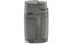 Gunmetal upaljač s dvostrukim plamenom Xikar Element