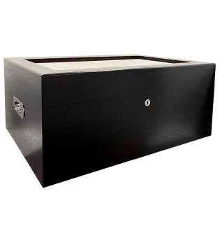 Habanos gastronomski humidor svileni crni
