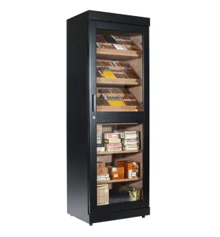 Crni elektronski ormar za cigare i humidor adorini Roma slika 2