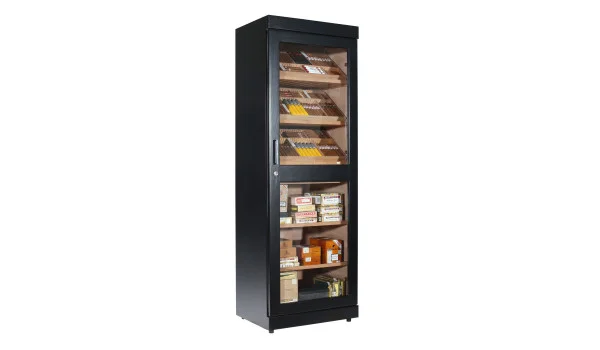 Crni elektronski ormar za cigare i humidor adorini Roma slika 2