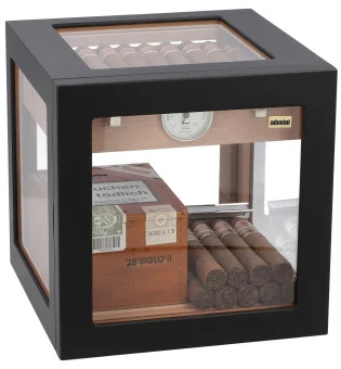 Crni humidor adorini Cube Deluxe slika 5