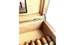 Crni konveksni humidor od bambusa s premazom 80 slika 7