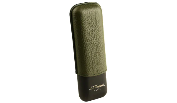 S. T. Dupont futrola za 2 cigare kaki i mat crna 183249