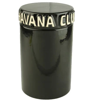Havana Club posuda za cigare Tinaja crna