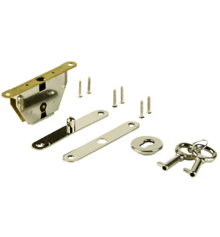 Set cilindričnih brava za humidor, srebrni slika 4