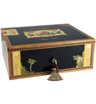 Elie Bleu Flor de Alba Black Sycamore Humidor 75 cigara slika 11