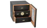 Ladica za adorini Humidor Chianti srednje crna s rupom za higrometar slika 8