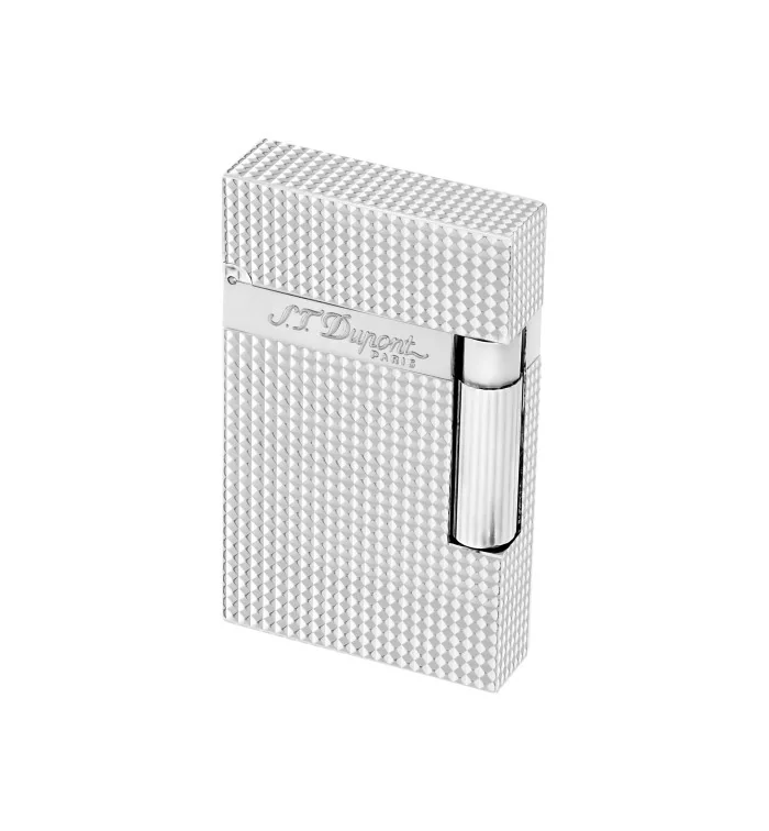 Srebrni upaljač s dijamantnom glavom S.T. Dupont Ligne 2 16184 slika 101