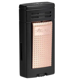 Xikar Lighter Ion dvostruki mlazni crni i ružičastozlatni