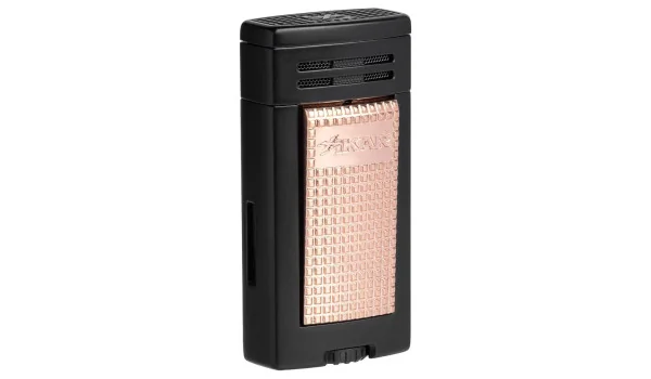 Xikar Lighter Ion dvostruki mlazni crni i ružičastozlatni
