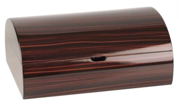 Humidor s uzorkom ebanovine sjajni 50 cigara