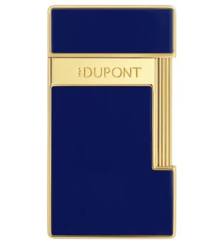S. T. Dupont Slimmy upaljač plavi i lakirani zlatni 028225