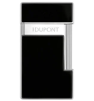 S. T. Dupont Slimmy upaljač crni lakirani kromirani 028221