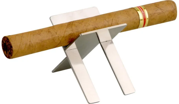 Klupica za cigare metalna kromirana velika