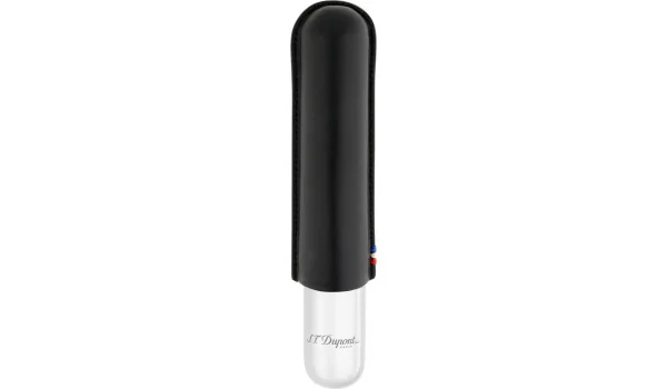 S. T. Dupont futrola za 1 cigaru crna/kromirana 183160