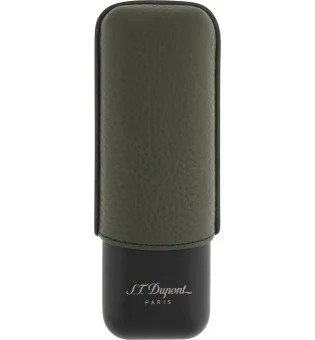S. T. Dupont futrola za 2 cigare kaki i mat crna 183249