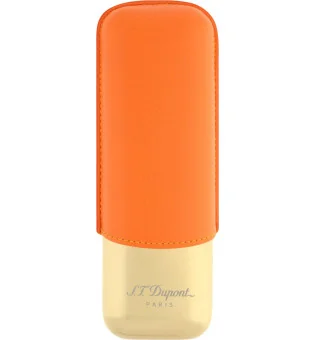 S. T. Dupont futrola za 2 cigare narančasta/zlatna 183256