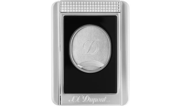 S. T. Dupont rezač s dvostrukom oštricom i stalkom za cigare crno-kromirani