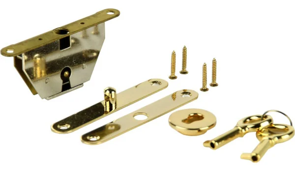 Set cilindrične brave za humidor zlatni