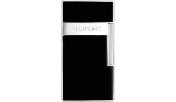 S. T. Dupont Biggy upaljač crni lakirani kromirani 025221