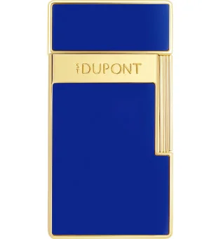 S. T. Dupont Biggy upaljač plavi lakirani i zlatni 025225