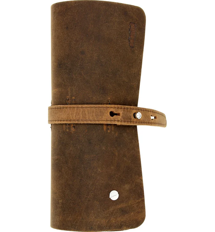 Svitak za cigare adorini od prave kože smeđi slika 2