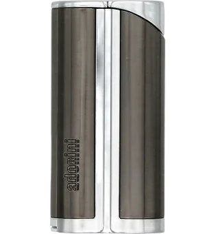 adorini jednostruki mlazni upaljač Curve gunmetal s bušačem za cigare