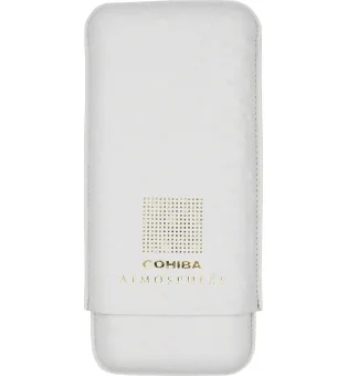 Cohiba Atmosphere kožnata futrola za cigare bijelo-zlatna