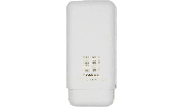 Cohiba Atmosphere kožnata futrola za cigare bijelo-zlatna