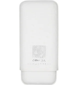 Cohiba Atmosphere kožnata futrola za cigare bijelo-srebrna