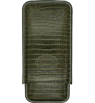 Hoyo de Monterrey kožnata futrola za cigare zelena 3 komada