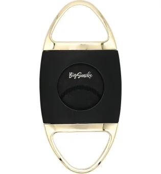 BigSmoke rezač crno-zlatni, nazubljene crne oštrice