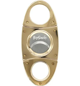 Rezač BigSmoke zlatni sa zakovicama
