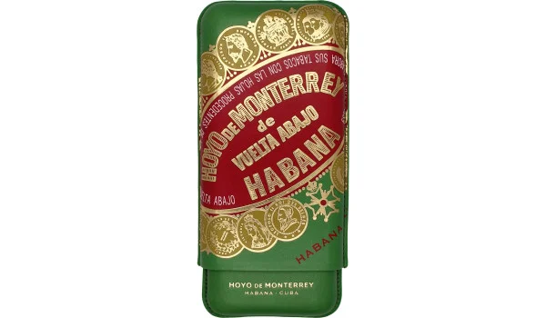 Hoyo de Monterrey kožnata futrola za 3 cigare