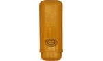 Partagas kožnata futrola za 2 cigare boje senfa