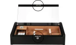 Set zakretne brave s vijcima za humidor srebrni slika 6