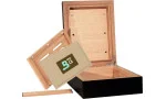 BigSmoke humidor mini crni s pakiranjem Bovede 72 %