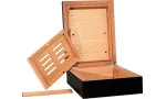 BigSmoke humidor mini crni s pakiranjem Bovede 72 %