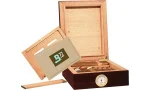 BigSmoke humidor mini smeđi s pakiranjem Bovede 72 %