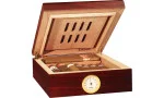 BigSmoke humidor mini smeđi s pakiranjem Bovede 72 %