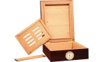 BigSmoke humidor mini smeđi s pakiranjem Bovede 72 %