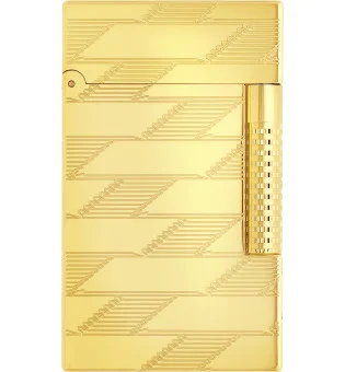 Upaljač S. T. Dupont Le Grand žuto zlato Guilloche Monogram C23178
